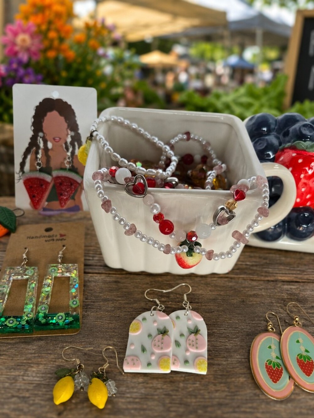 Fruit Basket Mystery Jewelry Jar